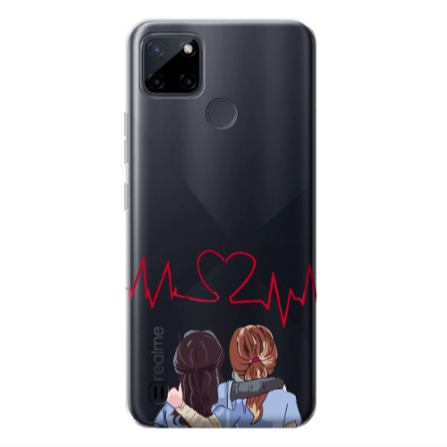 Realme C25Y Bro Transparent Silicone TPU Θήκη