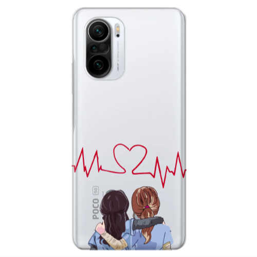 Xiaomi Poco F3 Bro Transparent Silicone TPU Θήκη