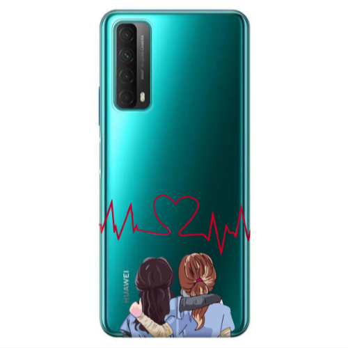 Huawei P Smart 2021 Bro Transparent Silicone TPU Θήκη