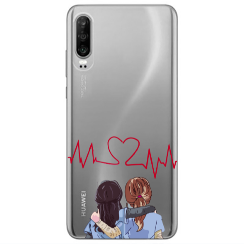 Huawei P30 Bro Transparent Silicone TPU Θήκη