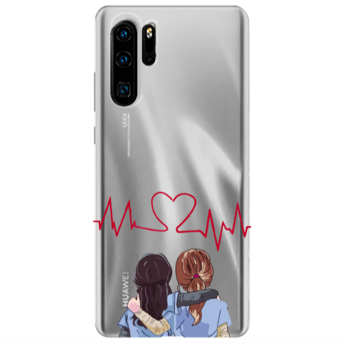 Huawei P30 Pro Bro Transparent Silicone TPU Θήκη