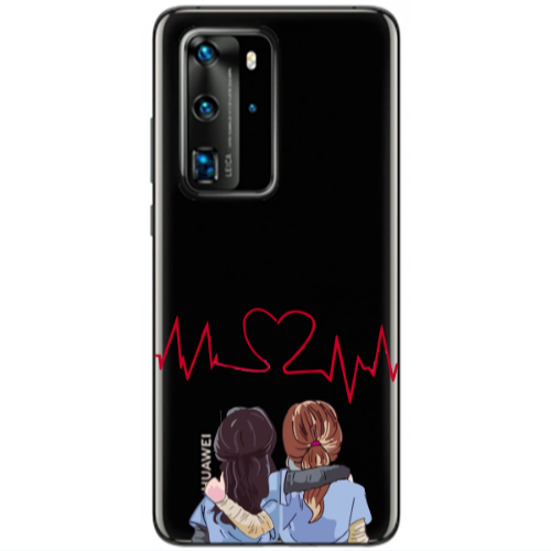 Huawei P40 Pro Bro Transparent Silicone TPU Θήκη
