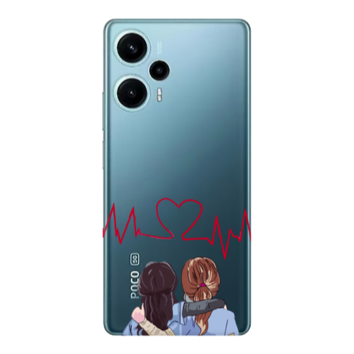 Xiaomi Poco F5 Bro Transparent Silicone TPU Θήκη
