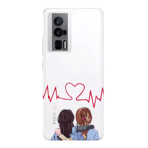 Xiaomi Poco F5 Pro Bro Transparent Silicone TPU Θήκη