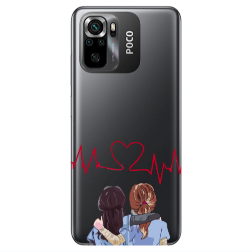 Xiaomi Poco M5 s Bro Transparent Silicone TPU Θήκη
