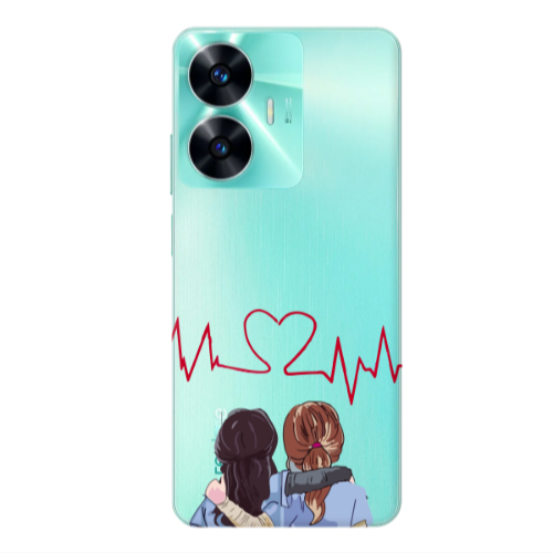 Realme C55 Bro Transparent Silicone TPU Θήκη