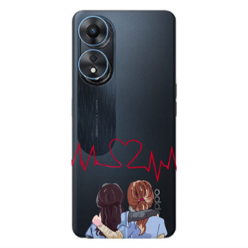 Oppo A 98 Bro Transparent Silicone TPU Θήκη