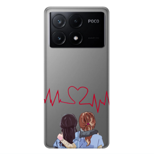 Xiaomi Poco X6Pro 5G Bro Transparent Silicone TPU Θήκη