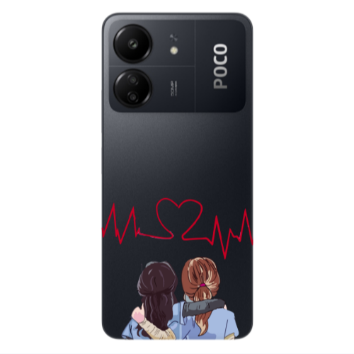 Xiaomi Poco C65 Bro Transparent Silicone TPU Θήκη