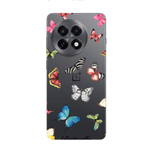 Oneplus 13 5G Butterfly Mix Transparent Silicone TPU Θήκη