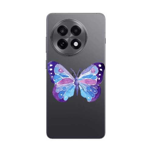 Oneplus 13 5G Big Butterfly Transparent Silicone TPU Θήκη