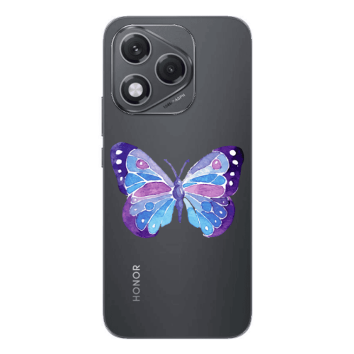 Honor 400 Lite Big Butterfly Transparent Silicone TPU Θήκη