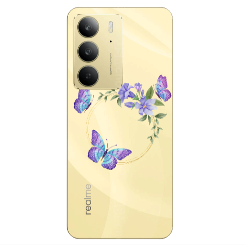 Realme C 75 Butterfly on the ring Transparent Silicone TPU Θήκη