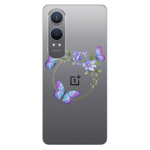 Oneplus Nord Ce 4 lite Butterfly on the ring Transparent Silicone TPU Θήκη