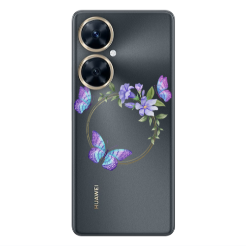 Huawei Nova 11i Butterfly on the ring Transparent Silicone TPU Θήκη