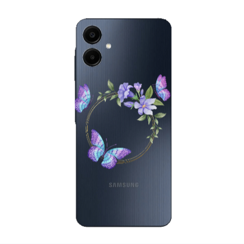 Samsung A06 Butterfly on the ring Transparent Silicone TPU Θήκη