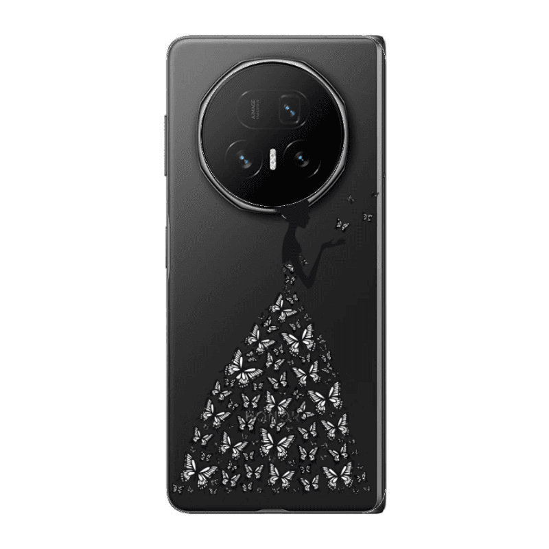 Honor Magic V5 Butterfly Girl Transparent Silicone TPU Θήκη