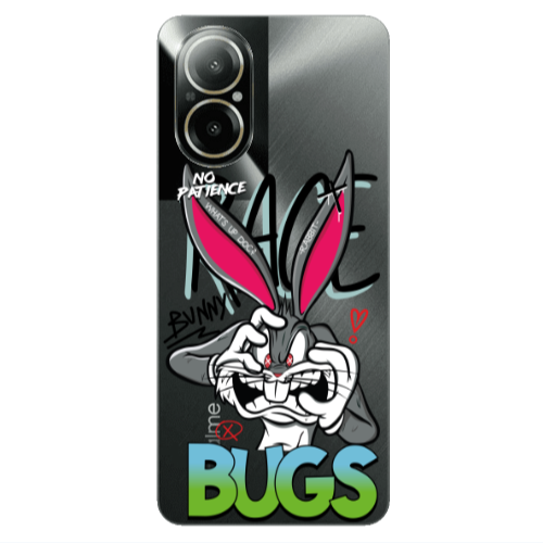 Realme C67 No Patience Transparent Silicone TPU Θήκη