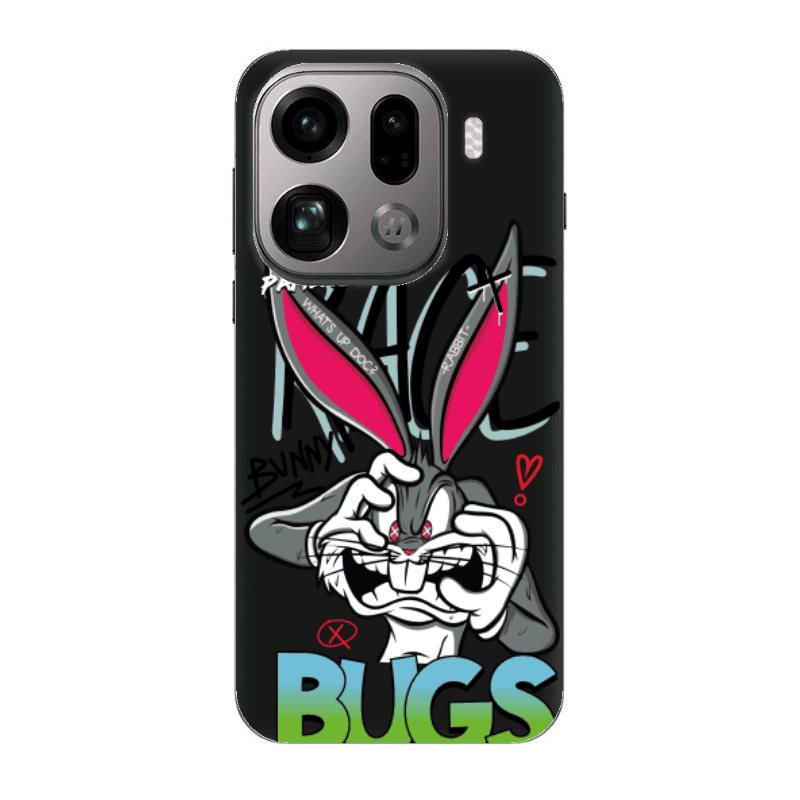 Oppo Find X9 Pro No Patience Black Colored Silicone TPU Θήκη