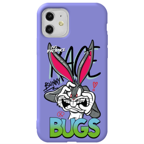 Apple iPhone 11  No Patience Purple Colored Silicone TPU Θήκη