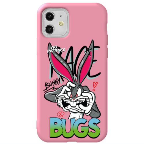 Apple iPhone 11  No Patience Pink Colored Silicone TPU Θήκη