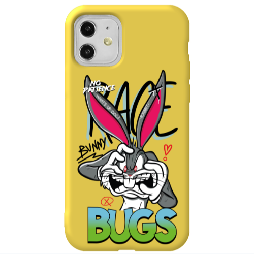 Apple iPhone 11  No Patience Yellow Colored Silicone TPU Θήκη
