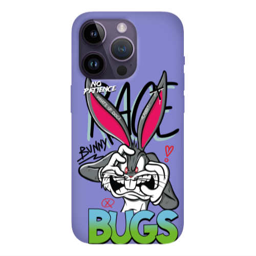 Apple iPhone 14 Pro  No Patience Purple Colored Silicone TPU Θήκη