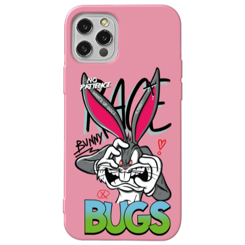 Apple iPhone 13 Pro No Patience Pink Colored Silicone TPU Θήκη