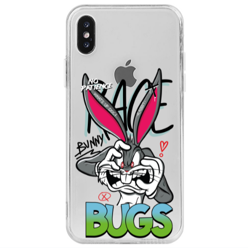 Apple iPhone Xs No Patience Transparent Silicone TPU Θήκη