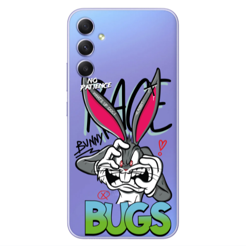 Samsung A34 No Patience Transparent Silicone TPU Θήκη