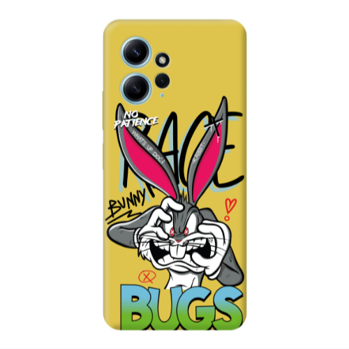 Xiaomi Redmi Note 12 4G No Patience Yellow Colored Silicone TPU Θήκη