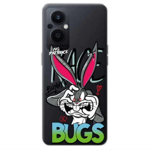Oppo Reno 7 Lite No Patience Transparent Silicone TPU Θήκη