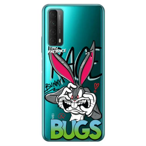 Huawei P Smart 2021 No Patience Transparent Silicone TPU Θήκη