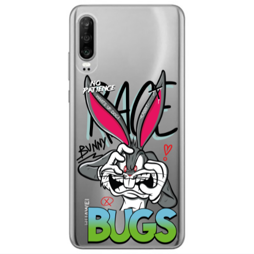 Huawei P30 No Patience Transparent Silicone TPU Θήκη