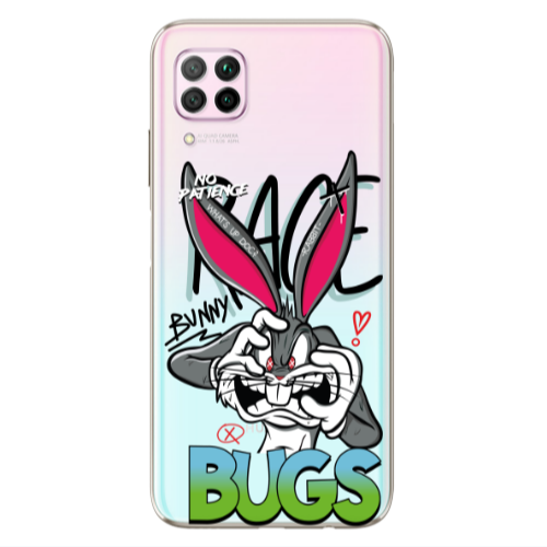 Huawei P40 Lite No Patience Transparent Silicone TPU Θήκη