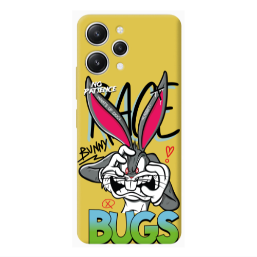 Xiaomi Redmi 12 No Patience Yellow Colored Silicone TPU Θήκη