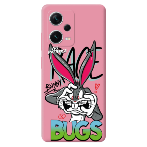 Xiaomi Poco X5 No Patience Pink Colored Silicone TPU Θήκη