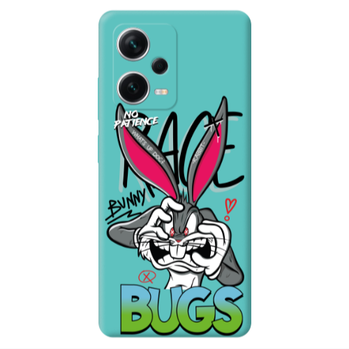 Xiaomi Poco X5 No Patience Turquoise Colored Silicone TPU Θήκη