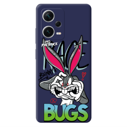Xiaomi Poco X5 No Patience Dark blue Colored Silicone TPU Θήκη