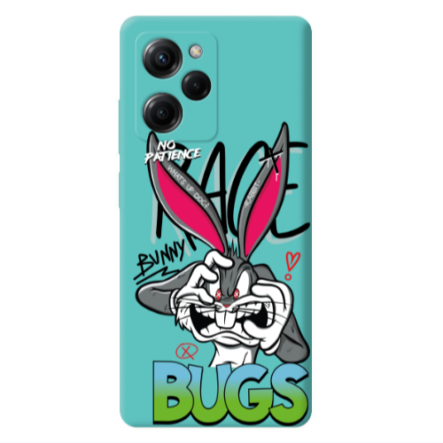 Xiaomi Poco X5 Pro No Patience Turquoise Colored Silicone TPU Θήκη