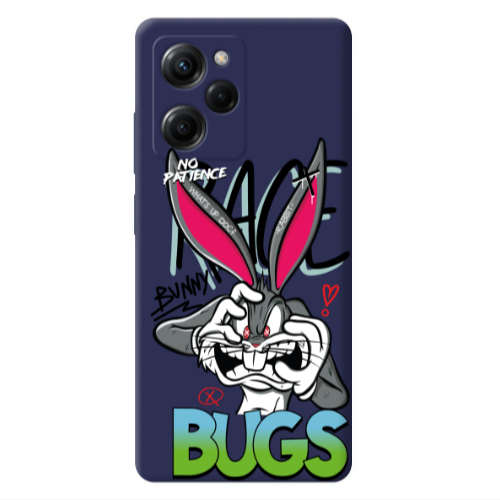 Xiaomi Poco X5 Pro No Patience Dark blue Colored Silicone TPU Θήκη