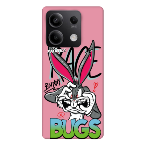 Xiaomi Redmi Note 13Pro 5G No Patience Pink Colored Silicone TPU Θήκη