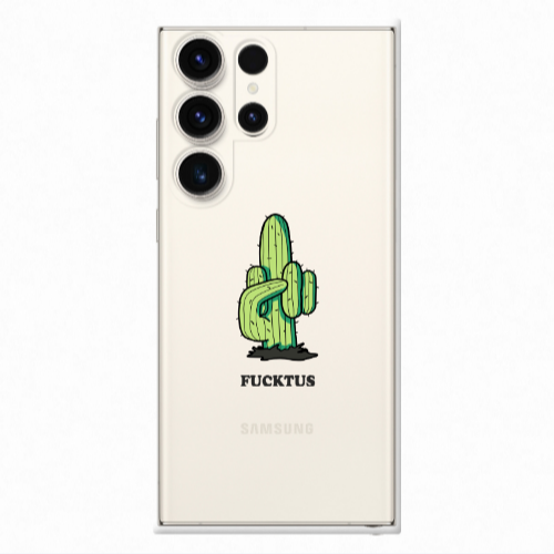 Samsung S25 Ultra Green Cactus Transparent Silicone TPU Θήκη