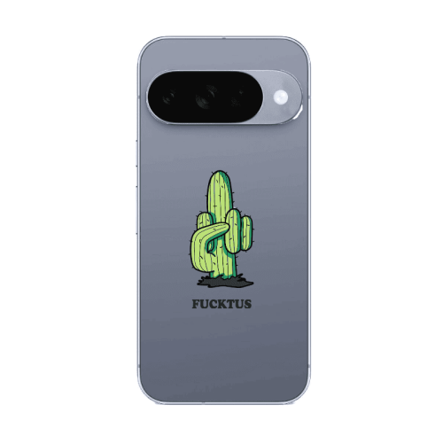 Google Pixel 10 Green Cactus Transparent Silicone TPU Θήκη