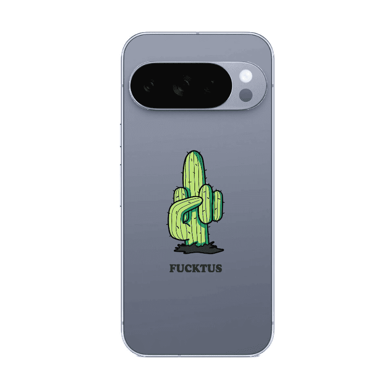 Google Pixel 10 Pro XL Green Cactus Transparent Silicone TPU Θήκη