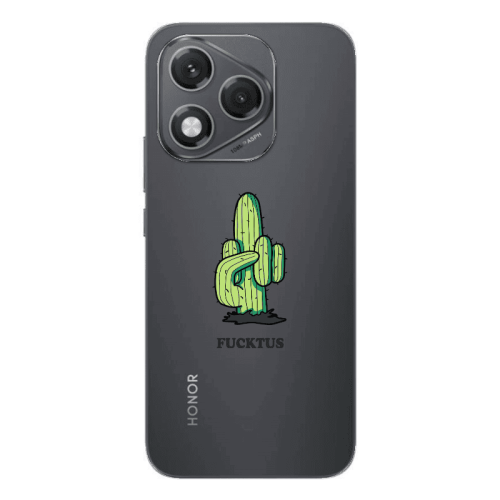 Honor 400 Lite Green Cactus Transparent Silicone TPU Θήκη