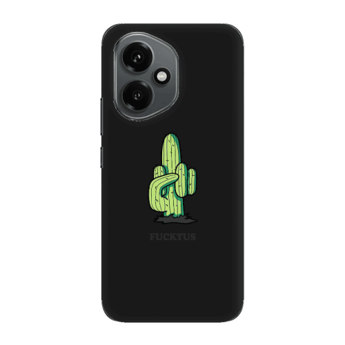 Honor Magic 400 Green Cactus Black Colored Silicone TPU Θήκη
