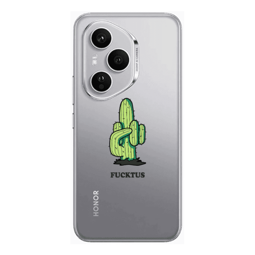 Honor Magic 400 Pro Green Cactus Transparent Silicone TPU Θήκη
