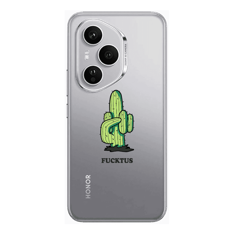 Honor Magic 400 Pro Green Cactus Transparent Silicone TPU Θήκη