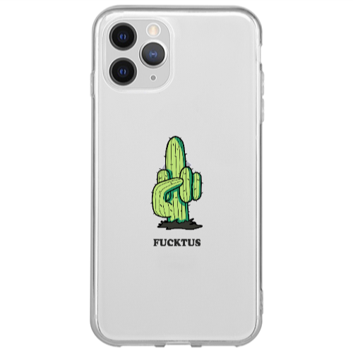 Apple iPhone 13 Pro Green Cactus Transparent Silicone TPU Θήκη